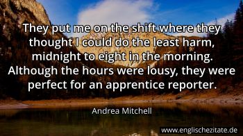 Englisches Zitat von Andrea Mitchell als Bild