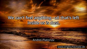 Englisches Zitat von Andrei Platonov als Bild