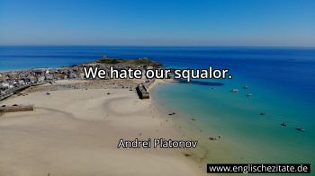 Englisches Zitat von Andrei Platonov als Bild