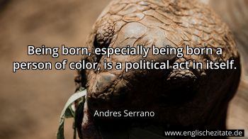 Englisches Zitat von Andres Serrano als Bild