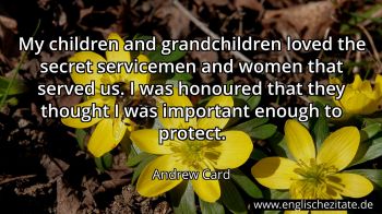 Englisches Zitat von Andrew Card als Bild
