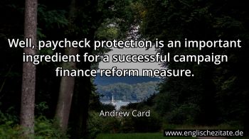 Englisches Zitat von Andrew Card als Bild