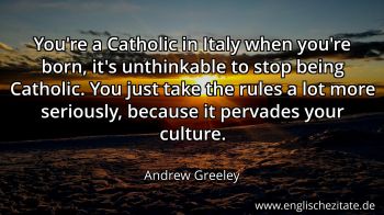 Englisches Zitat von Andrew Greeley als Bild