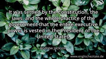 Englisches Zitat von Andrew Jackson als Bild