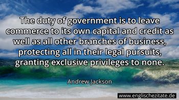 Englisches Zitat von Andrew Jackson als Bild