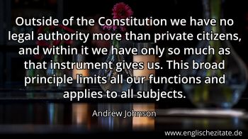 Englisches Zitat von Andrew Johnson als Bild