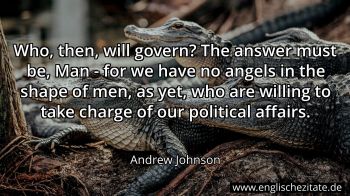 Englisches Zitat von Andrew Johnson als Bild