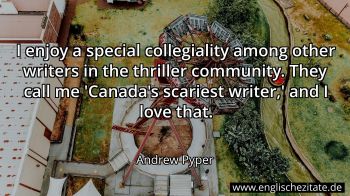 Englisches Zitat von Andrew Pyper als Bild