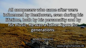 Englisches Zitat von Andris Nelsons als Bild