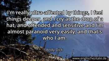 Englisches Zitat von Andy Dick als Bild