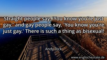 Englisches Zitat von Andy Dick als Bild