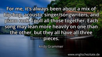 Englisches Zitat von Andy Grammer als Bild