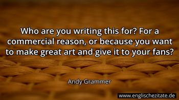 Englisches Zitat von Andy Grammer als Bild