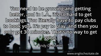 Englisches Zitat von Andy Grammer als Bild