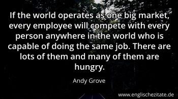 Englisches Zitat von Andy Grove als Bild