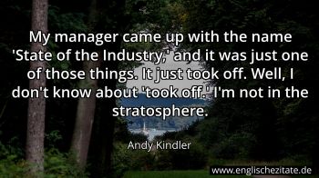 Englisches Zitat von Andy Kindler als Bild
