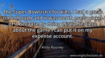 Englisches Zitat von Andy Rooney als Bild