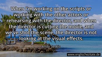 Englisches Zitat von Andy Serkis als Bild