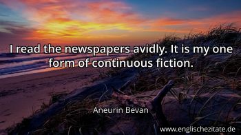 Englisches Zitat von Aneurin Bevan als Bild