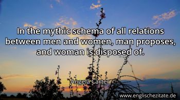 Englisches Zitat von Angela Carter als Bild
