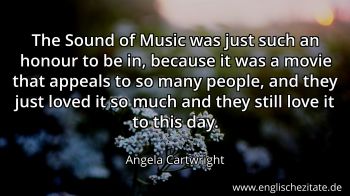 Englisches Zitat von Angela Cartwright als Bild