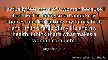 Englisches Zitat von Angelina Jolie als Bild