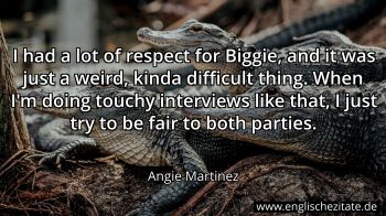 Englisches Zitat von Angie Martinez als Bild