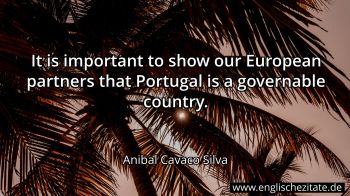 Englisches Zitat von Anibal Cavaco Silva als Bild