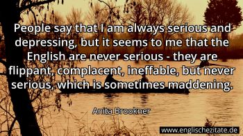 Englisches Zitat von Anita Brookner als Bild