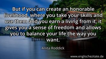 Englisches Zitat von Anita Roddick als Bild