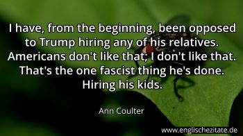 Englisches Zitat von Ann Coulter als Bild