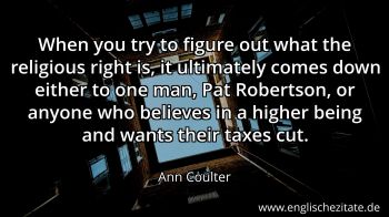 Englisches Zitat von Ann Coulter als Bild