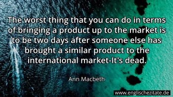 Englisches Zitat von Ann Macbeth als Bild