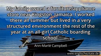 Englisches Zitat von Ann-Marie Campbell als Bild