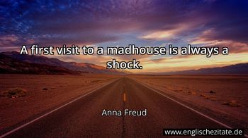 Englisches Zitat von Anna Freud als Bild