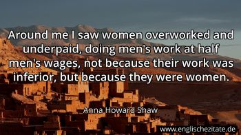 Englisches Zitat von Anna Howard Shaw als Bild