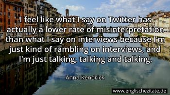 Englisches Zitat von Anna Kendrick als Bild