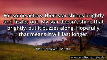 Englisches Zitat von Anna Maxwell Martin als Bild