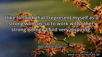 Englisches Zitat von Annabelle Wallis als Bild