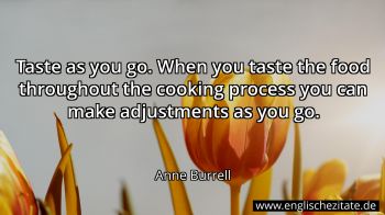 Englisches Zitat von Anne Burrell als Bild