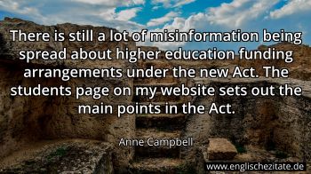 Englisches Zitat von Anne Campbell als Bild