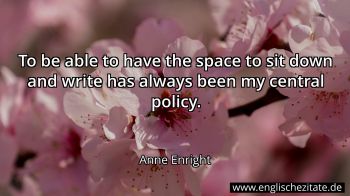 Englisches Zitat von Anne Enright als Bild