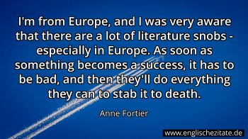 Englisches Zitat von Anne Fortier als Bild