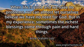 Englisches Zitat von Anne Graham Lotz als Bild