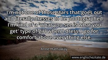 Englisches Zitat von Anne Hathaway als Bild