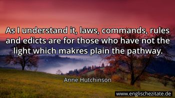 Englisches Zitat von Anne Hutchinson als Bild