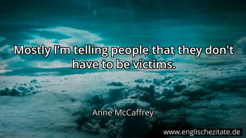 Englisches Zitat von Anne McCaffrey als Bild