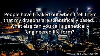 Englisches Zitat von Anne McCaffrey als Bild