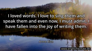Englisches Zitat von Anne Rice als Bild
