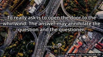 Englisches Zitat von Anne Rice als Bild